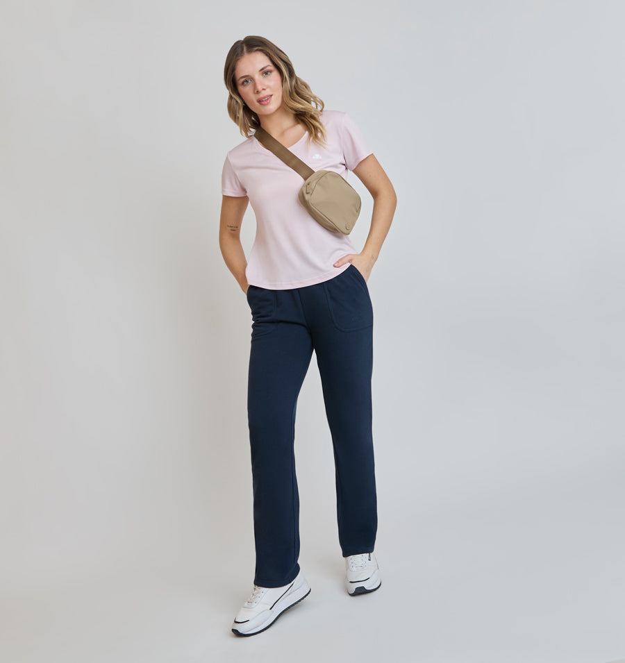 Polera Mujer Deportiva Estrella Rosado