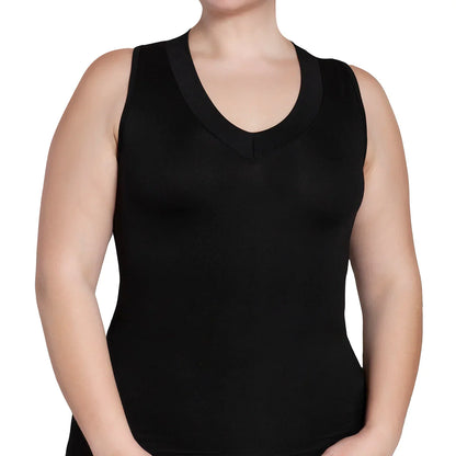 Polera Mujer Esencial Regata Negro