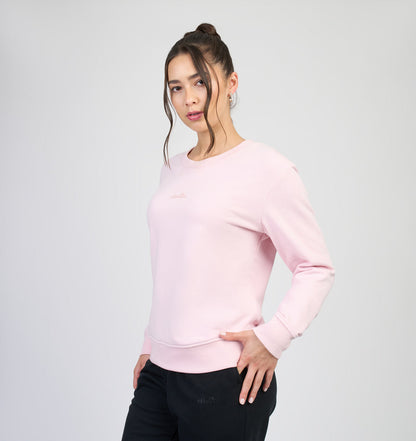Poleron Mujer Deportivo Consuelo Rosado