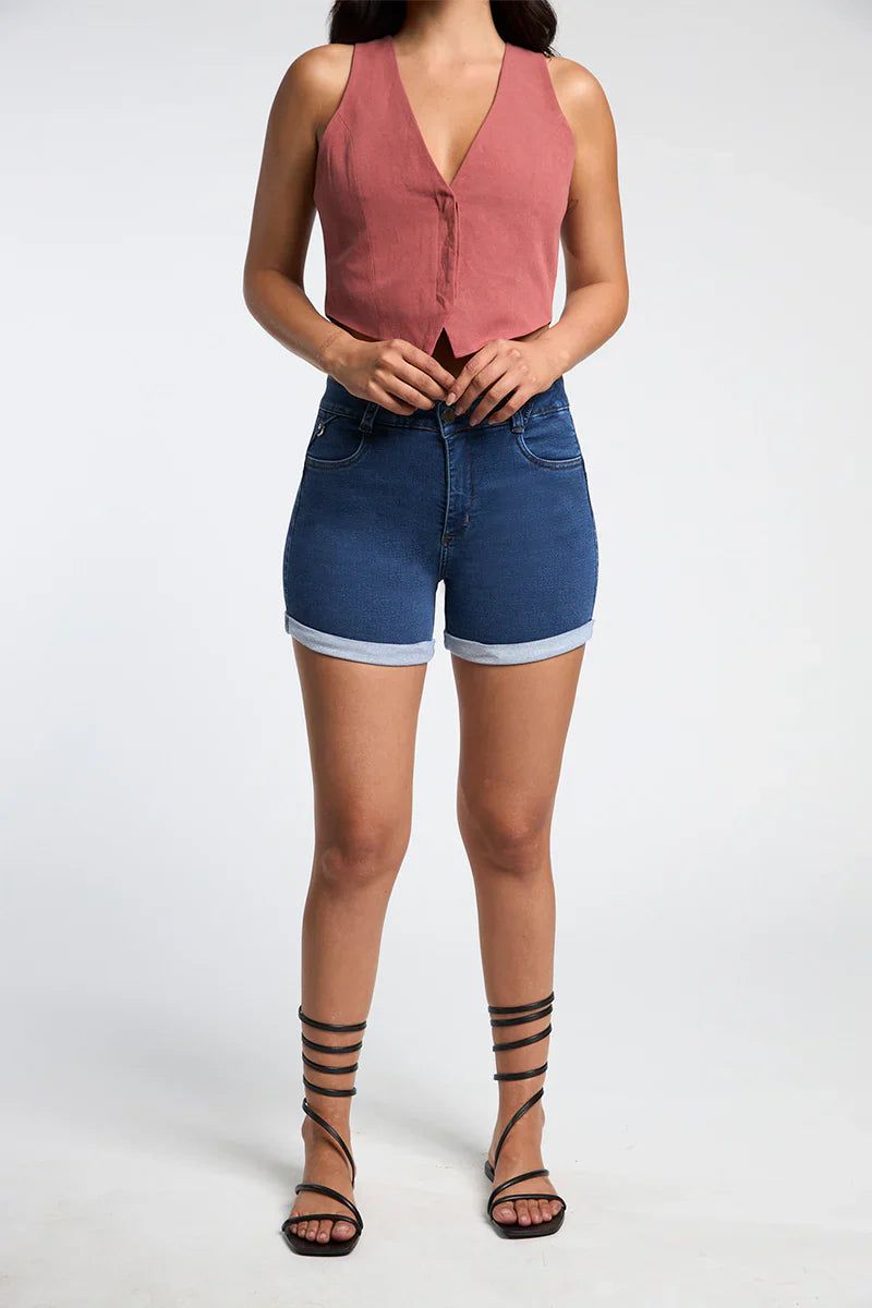 Short Mujer 5259 Azul