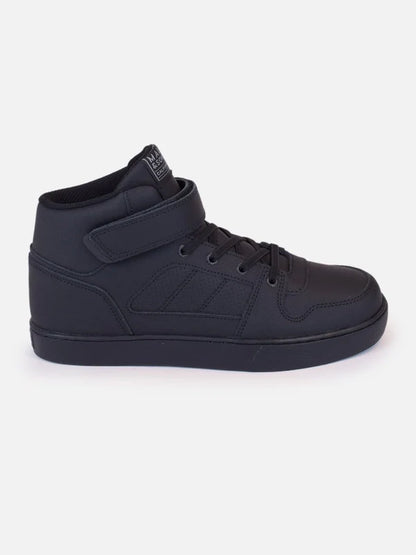 Zapatillas Niño Escolar Poke Hi Con Caña Black