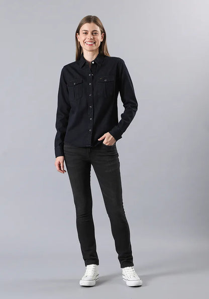 camisa-mujer-regular-western-black-washed