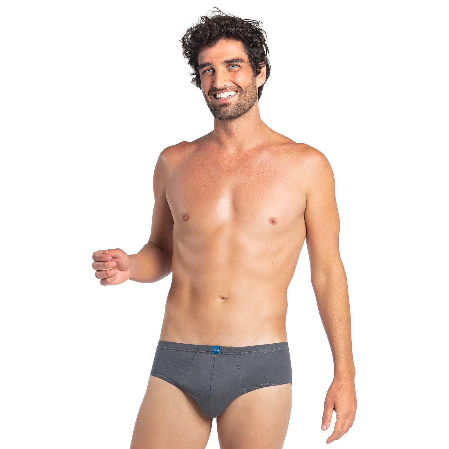 Pack 5 Slip Hombre Algodón Azul