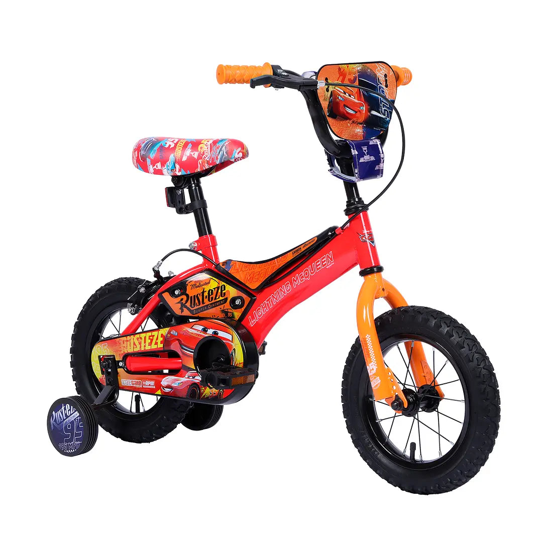 Bicicleta Niño Disney Cars Aro 12 Roja