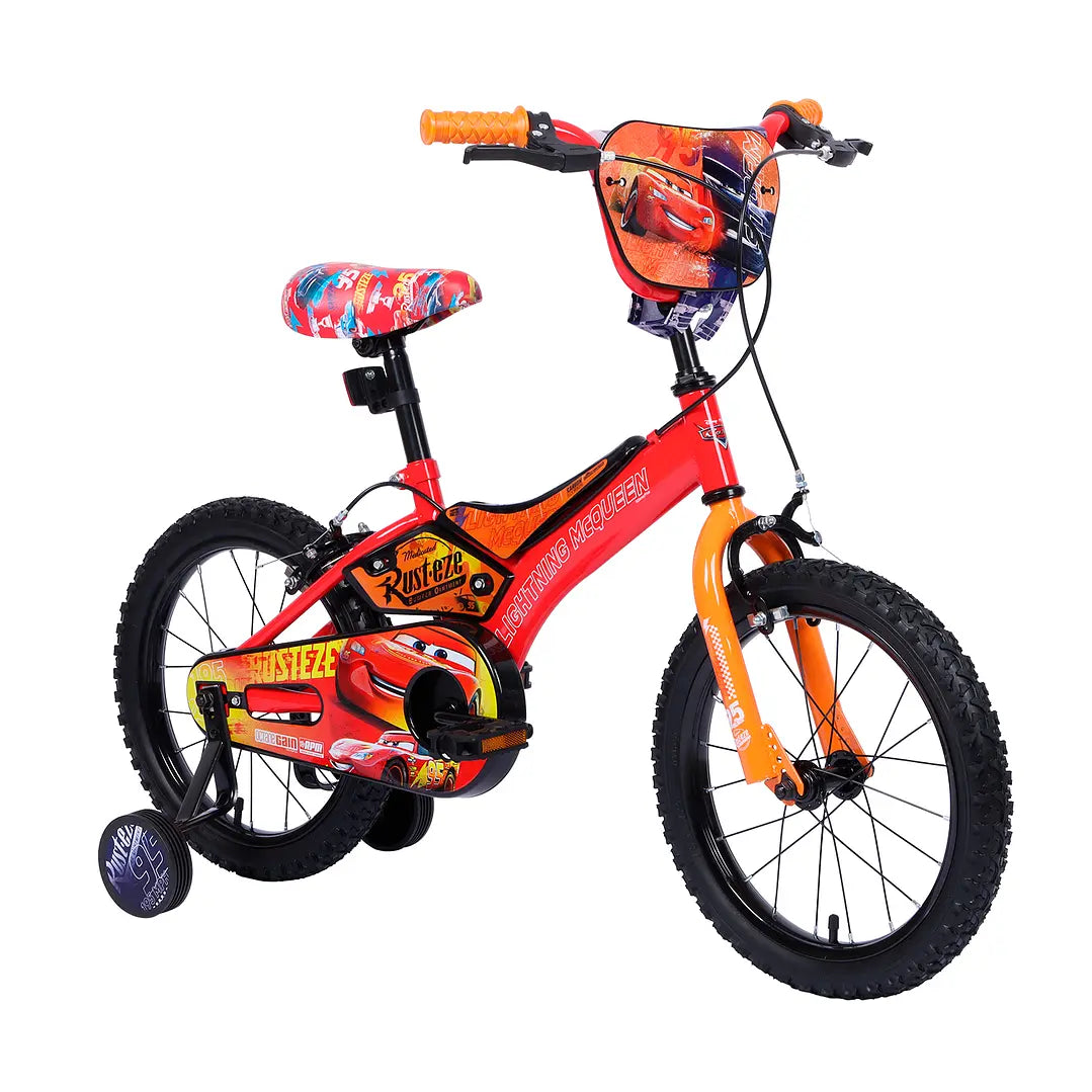 Bicicleta Niño Disney Cars Aro 16 Roja