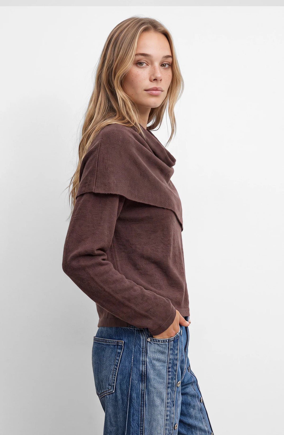 Chaleco Mujer Capa Brown