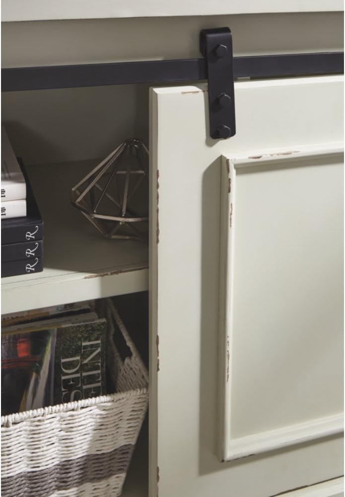 Gabinete Ashley Jonileene Envejecido Blanco