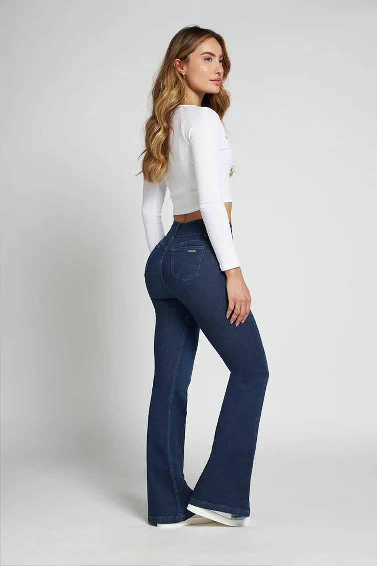 Jeans Mujer Flare 5029 Azul