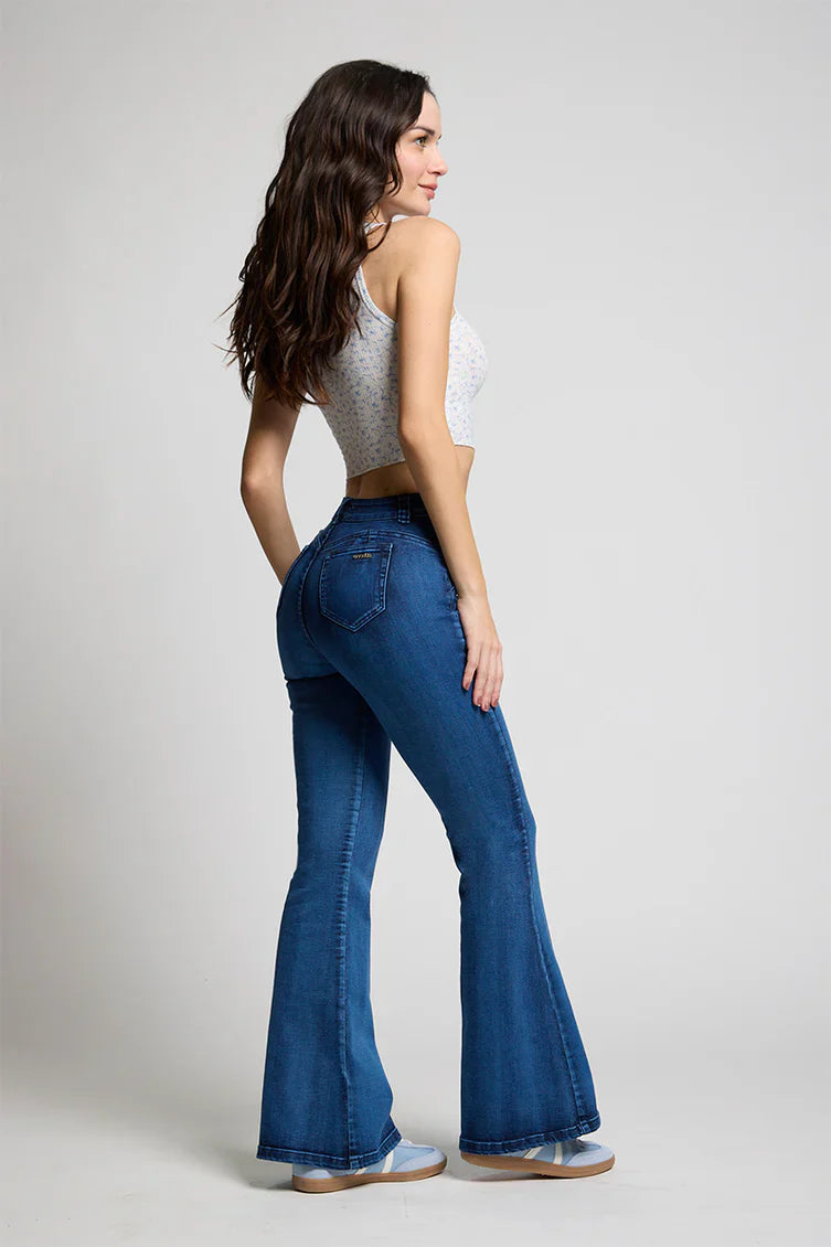 Jeans Mujer Flare 5243 Azul