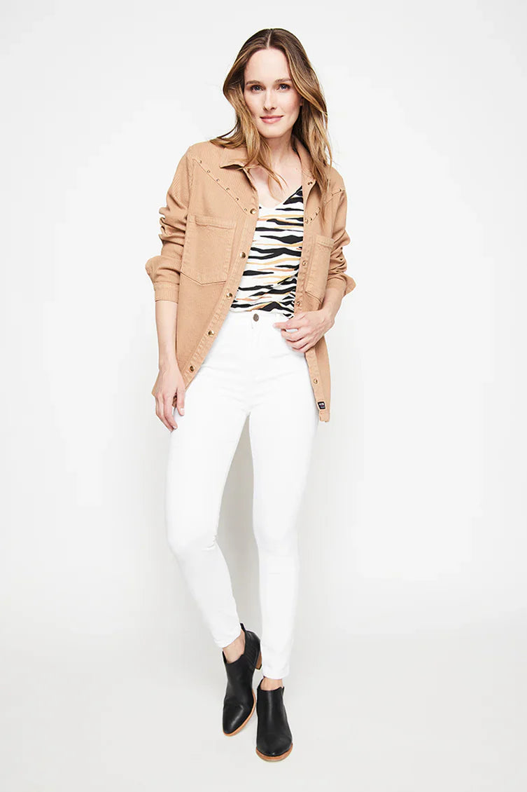Jeans Mujer High Waist Pitillo 4328 Blanco