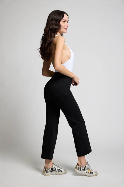 Jeans Mujer Tiro Alto Recto 5280 Negro