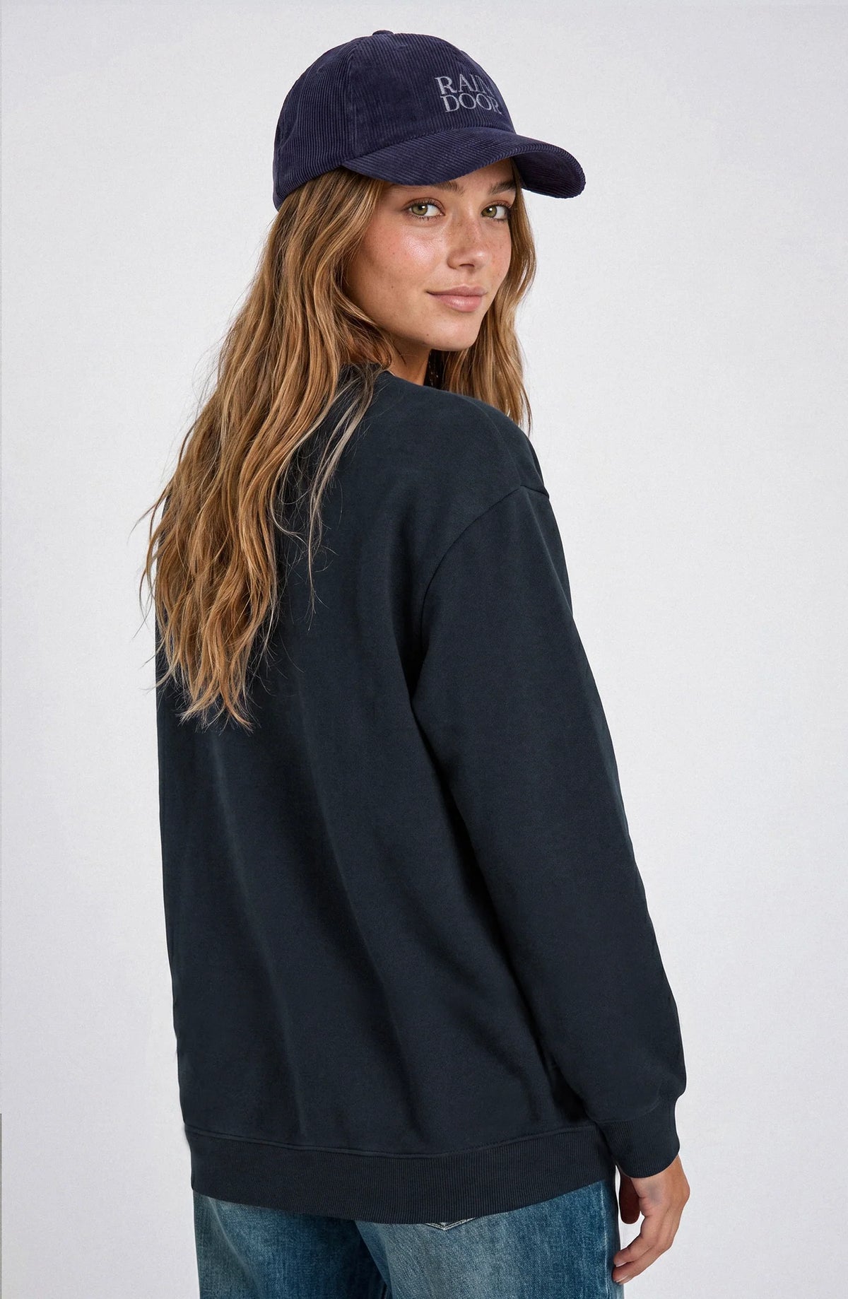 Polerón Mujer Crew Neck Perro Black