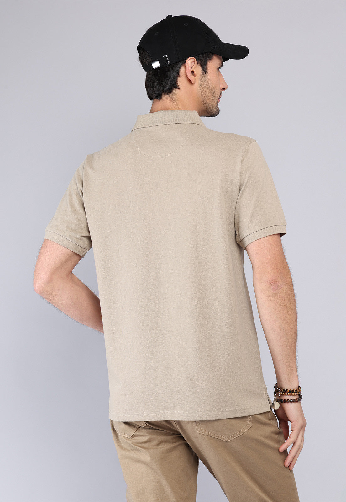 Polera Hombre Pique Manga Corta Arena