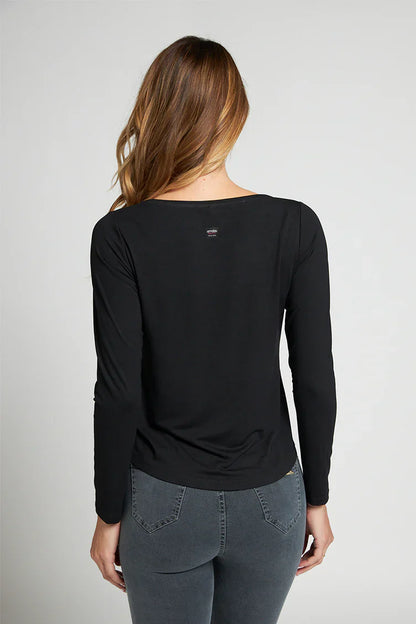 Polera Mujer Manga Larga 5130 Negra
