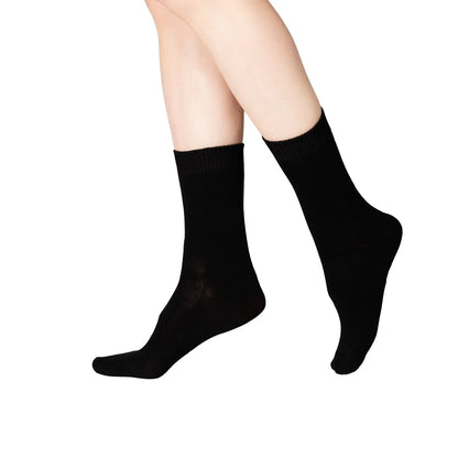 Tripack Calcetín Mujer Corto Bambú Negro, Gris & Gris Oscuro