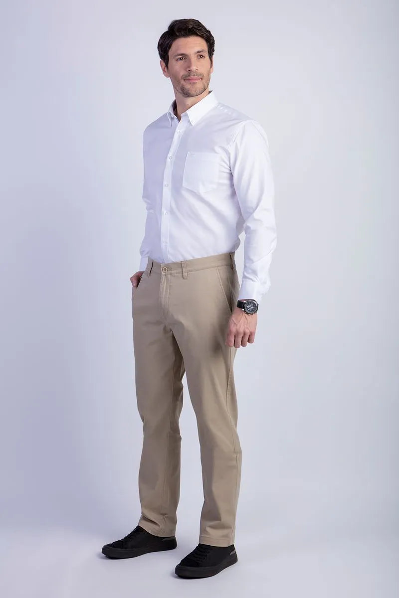 camisa-hombre-smart-casual-oxford-blanca