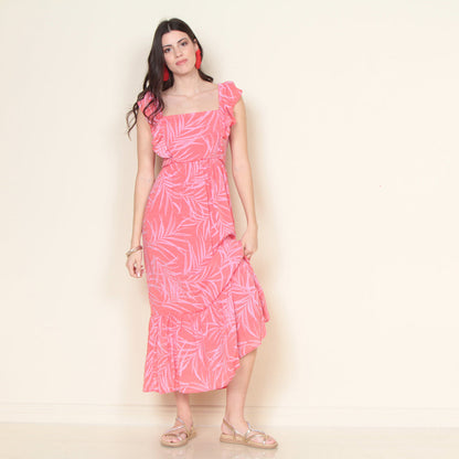 vestido-mujer-estampado-sin-manga-rojo