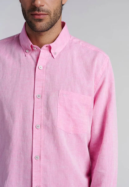 camisa-hombre-sport-lino-f-fucsia