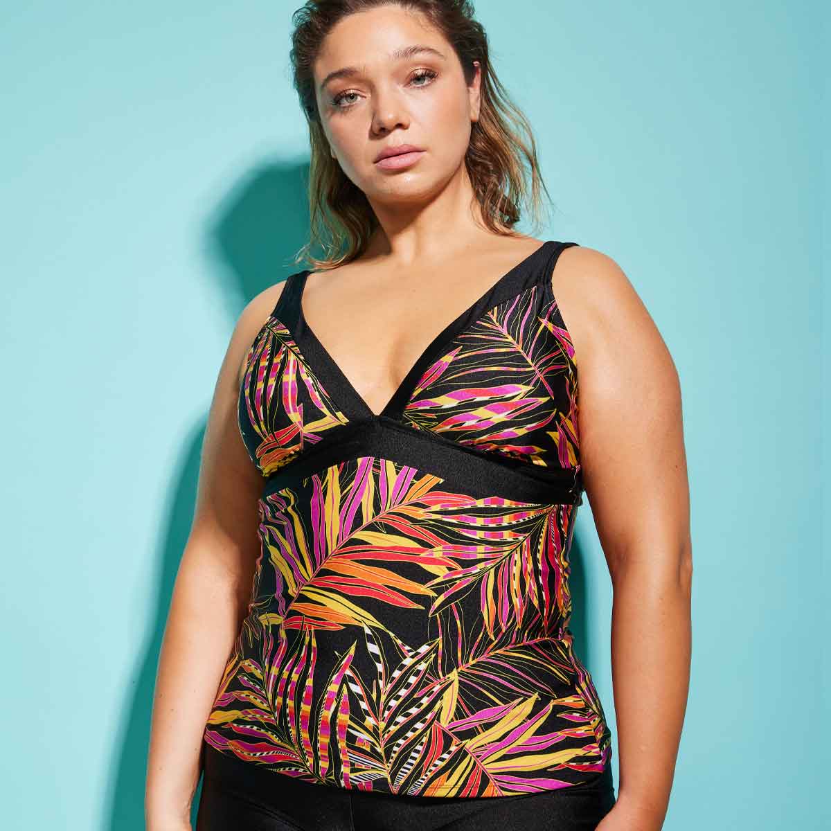 traje-de-baño-mujer-tankini-halter