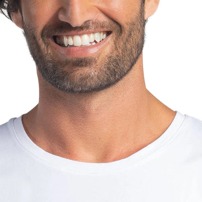 Camiseta Hombre Manga Larga Blanco