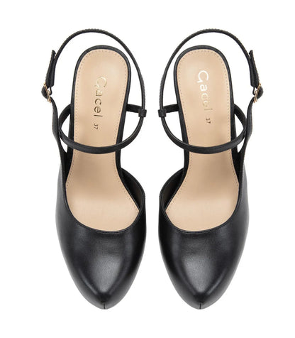 Zapato Mujer Olga Negro Mate