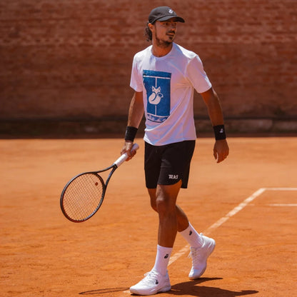 Polera Hombre Cotton Court Padel L Blanco