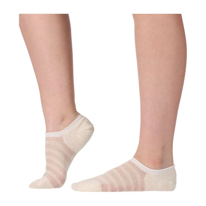 Tripack Calcetín Mujer Invisible Algodón Negro, Denim & Crudo