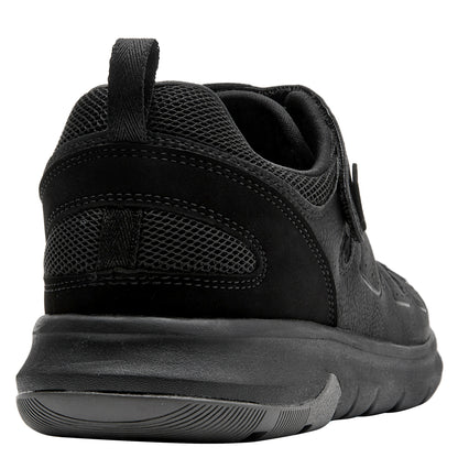Sandalia Hombre Con Cierre De Velcro Negro