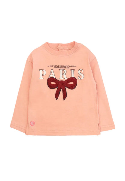 Polera Niña Coral Claro
