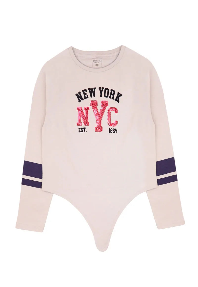 Polera Niña Celeste