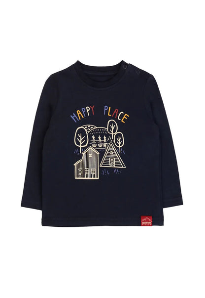 Polera Niño Azul Happy Place