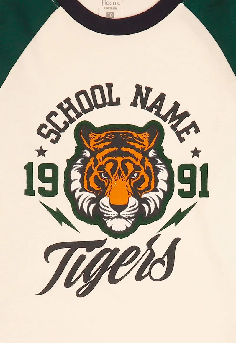 Polera Niño Crudo Tigre