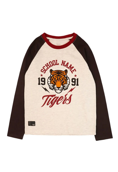 Polera Niño Gris Melange