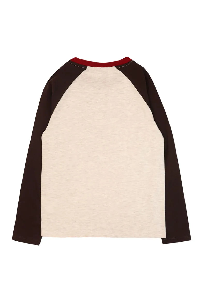 Polera Niño Gris Melange