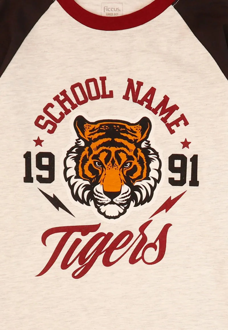 Polera Niño Gris Melange