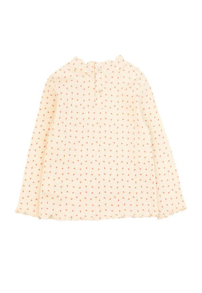 Beatle Niña Beige Flores