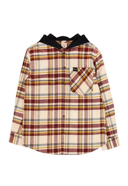 Camisa Niño Burdeo Cuadritos