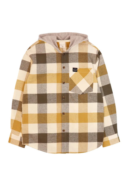 Camisa Niño Verde Cuadritos