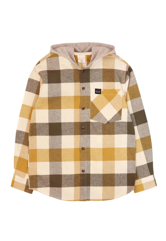 Camisa Niño Verde Cuadritos