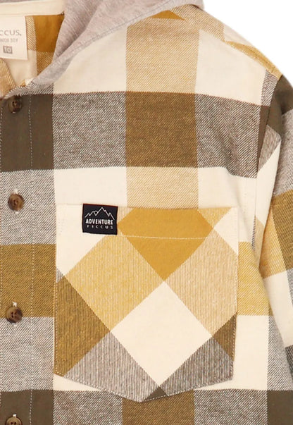 Camisa Niño Verde Cuadritos