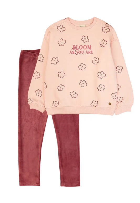 Conjunto Niña Rosa