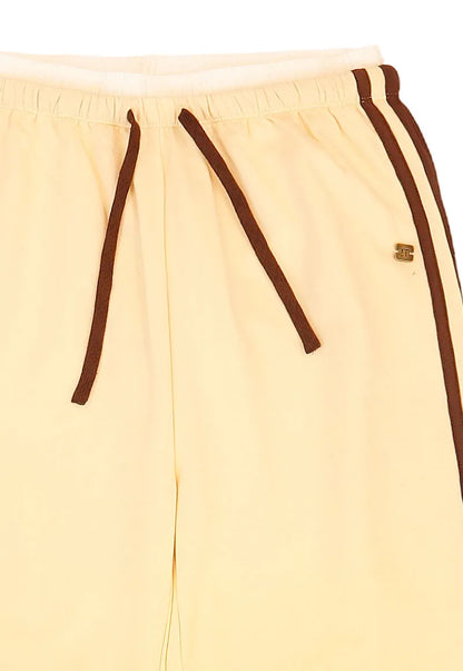 Pantalón buzo Niña Beige