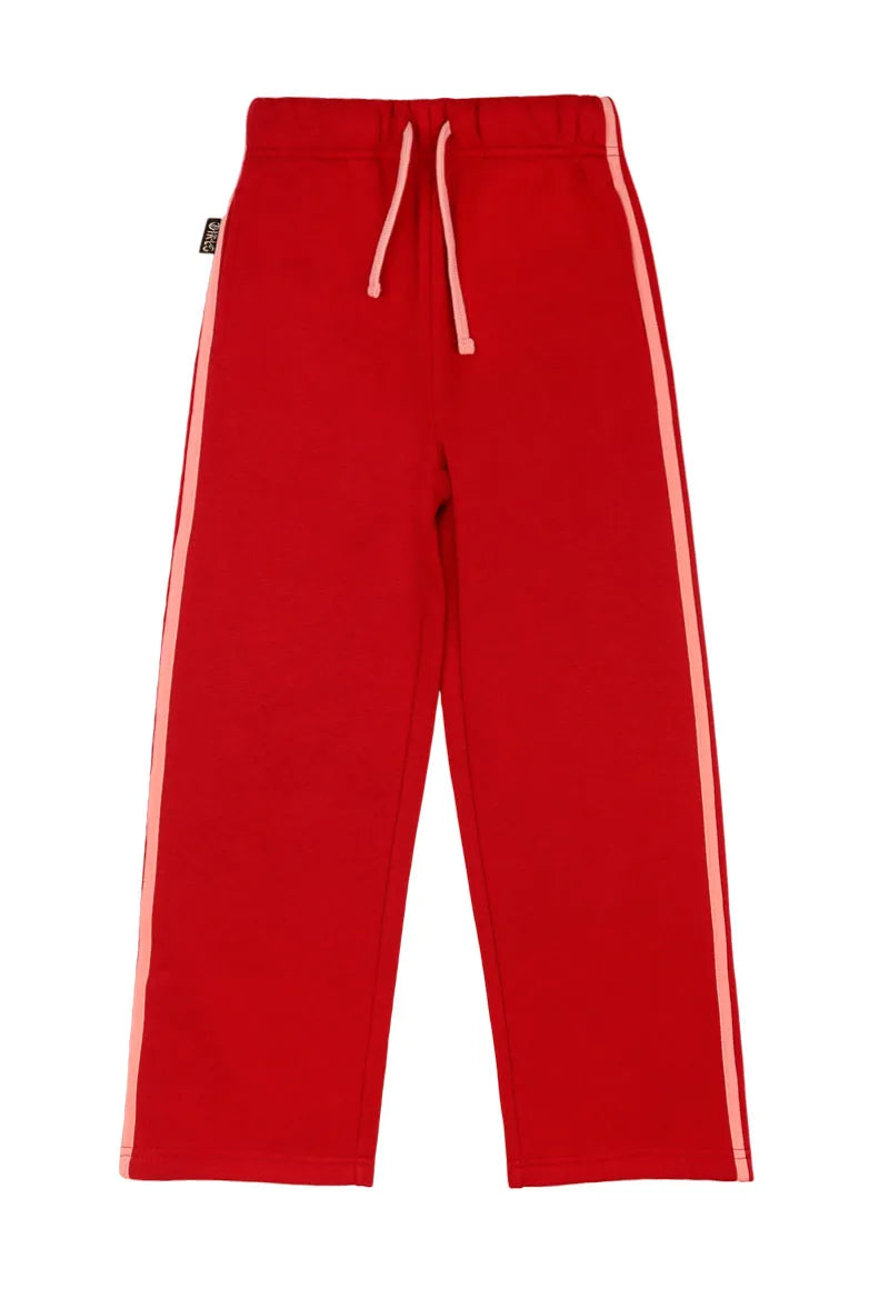 Pantalón buzo Niña Rojo