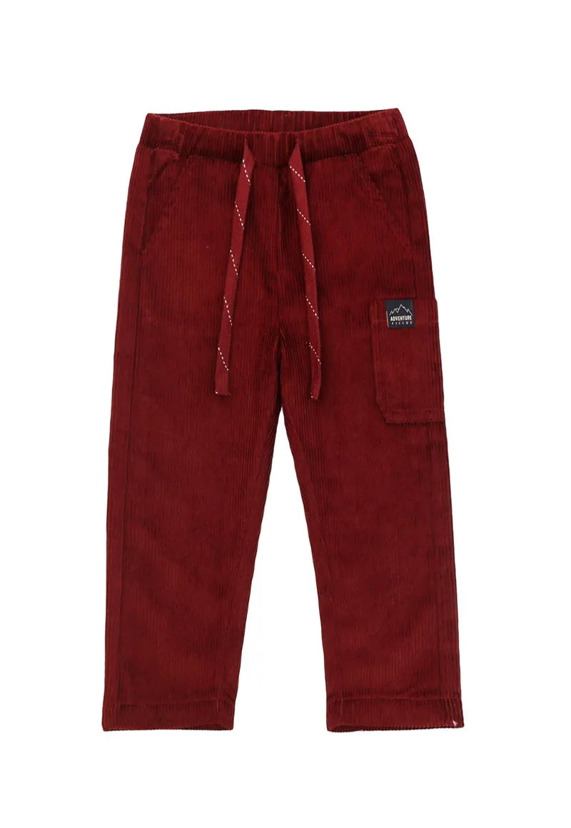 Pantalón Niño Burdeo