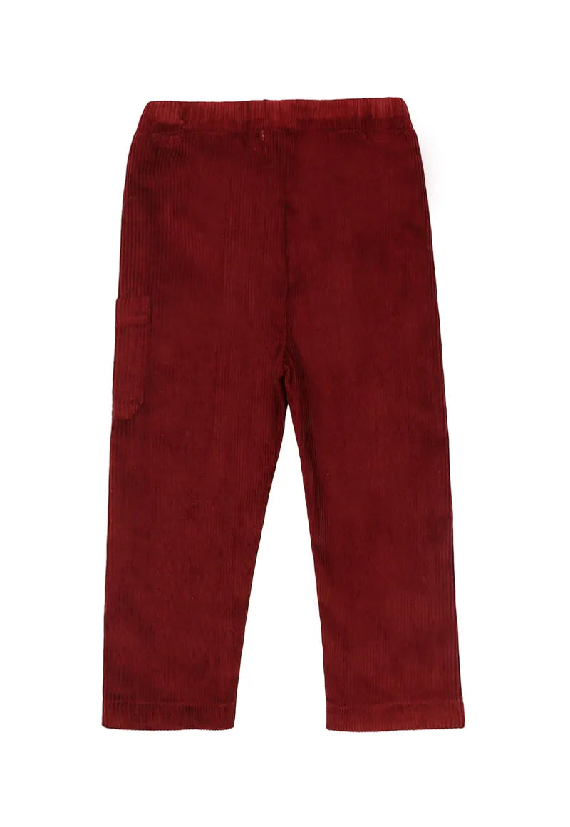 Pantalón Niño Burdeo