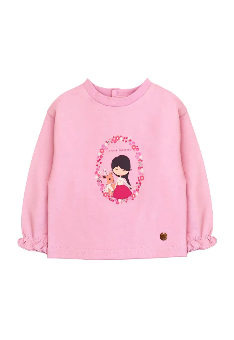 Polera Niña Lila Bambi