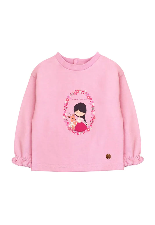 Polera Niña Lila Bambi