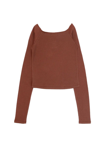 Polera Niña Marrón