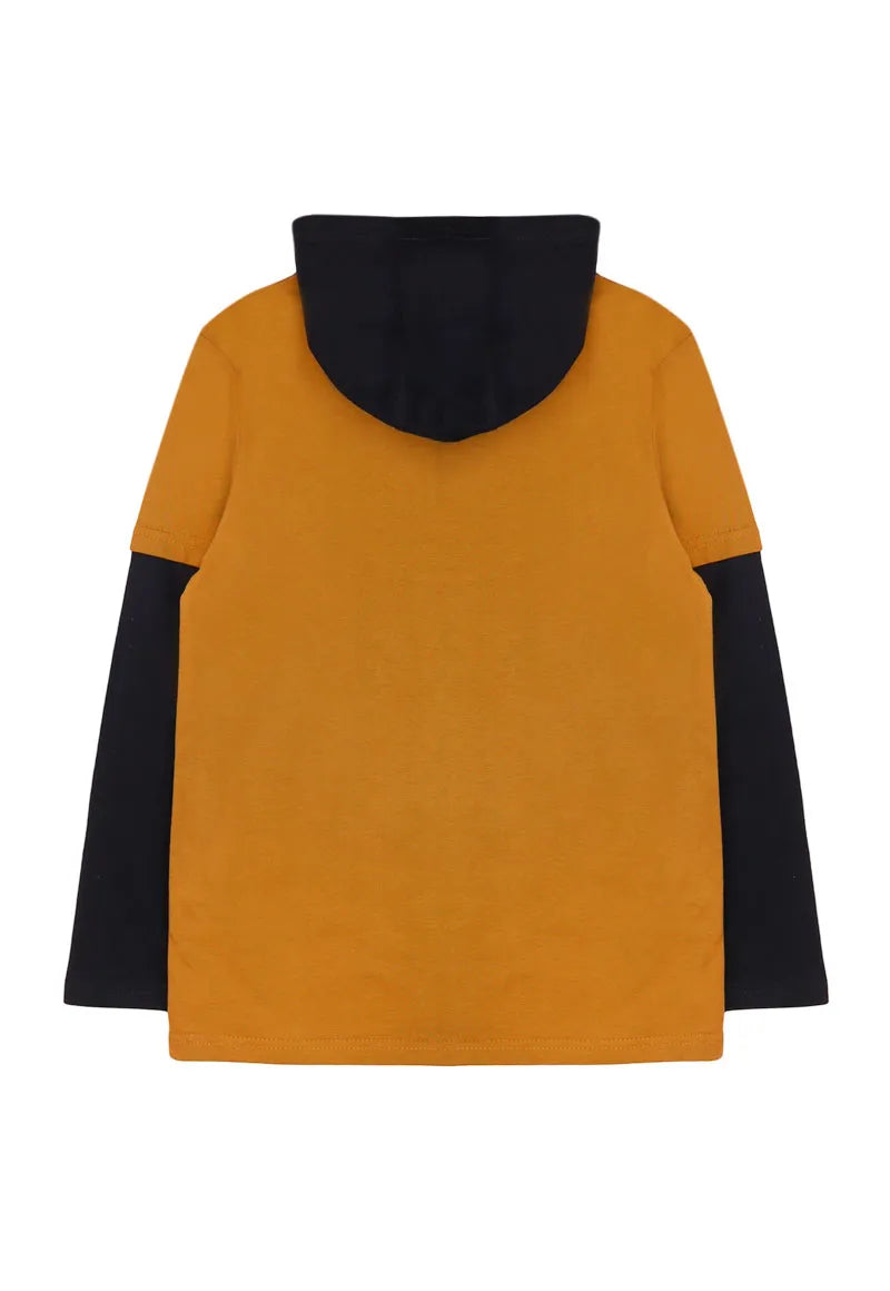 Polera Niño Camel