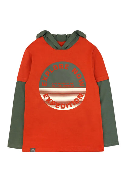 Polera Niño Naranjo